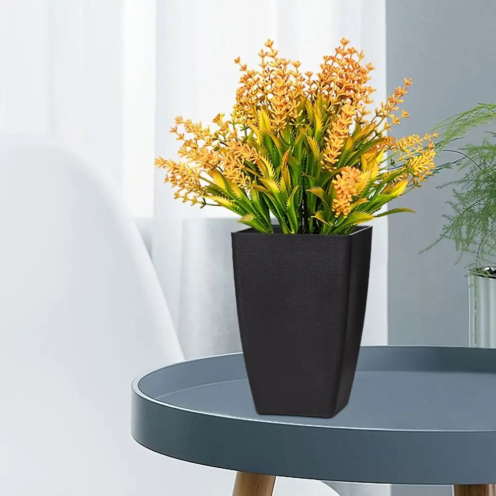 Eckiger Blumentopf, hoch, nach unten schmal zulaufend – Bild 4